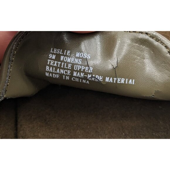 Bass Women's Flats Size 9 M Green Faux Suede Loafer Ballet - Picture 12 of 12